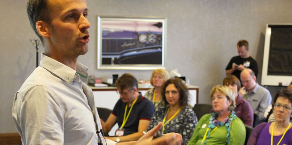 Speaking at UKPOD14
