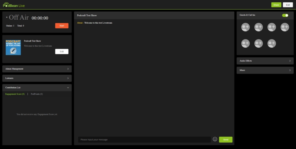 Podbean Livestream